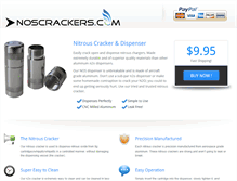 Tablet Screenshot of noscrackers.com